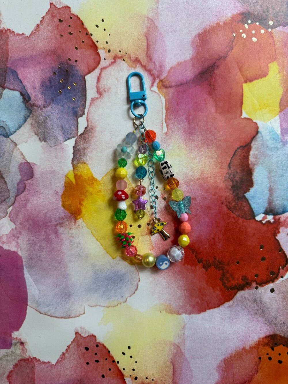 THE TAURUS MINI YELLOW MUSHROOM BAG CHARM